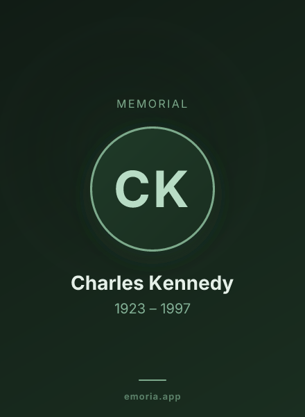 Memorial portrait of Charles Kennedy