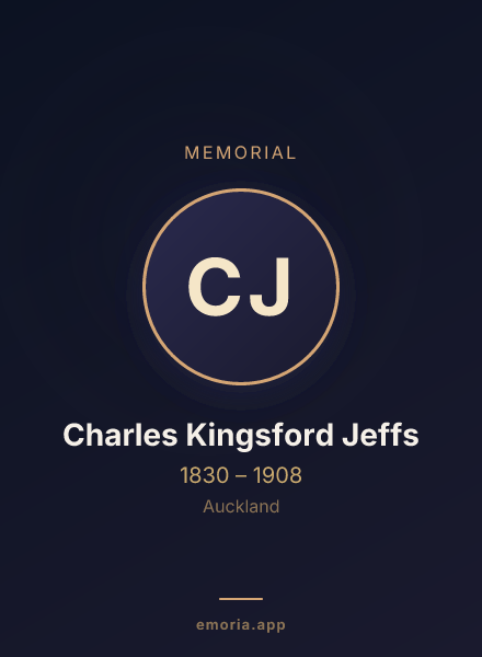 Memorial portrait of Charles Kingsford Jeffs