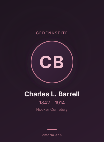 Gedenkportrait von Charles L. Barrell