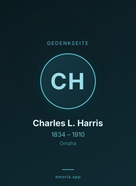 Gedenkportrait von Charles L. Harris