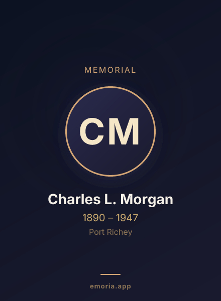 Memorial portrait of Charles L. Morgan