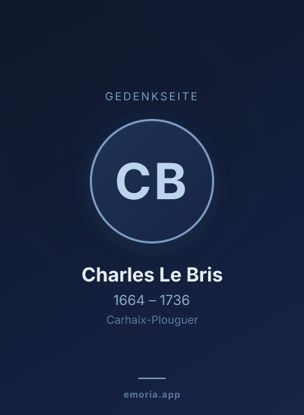 Gedenkportrait von Charles Le Bris
