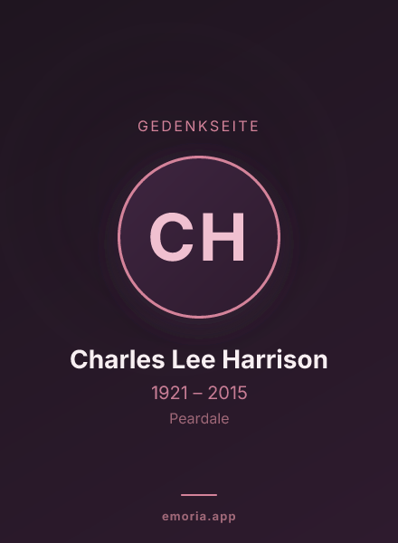 Gedenkportrait von Charles Lee Harrison