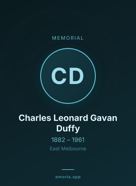 Memorial portrait of Charles Leonard Gavan Duffy