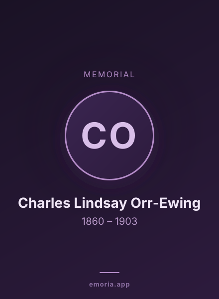 Memorial portrait of Charles Lindsay Orr-Ewing