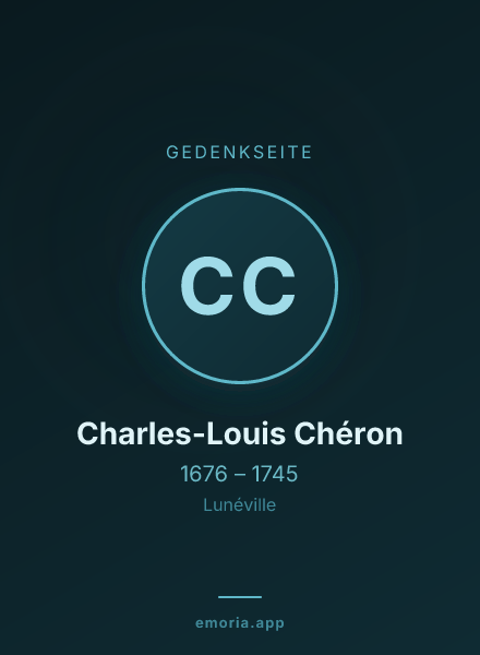 Gedenkportrait von Charles-Louis Chéron