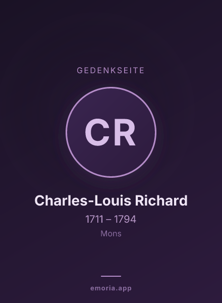 Gedenkportrait von Charles-Louis Richard
