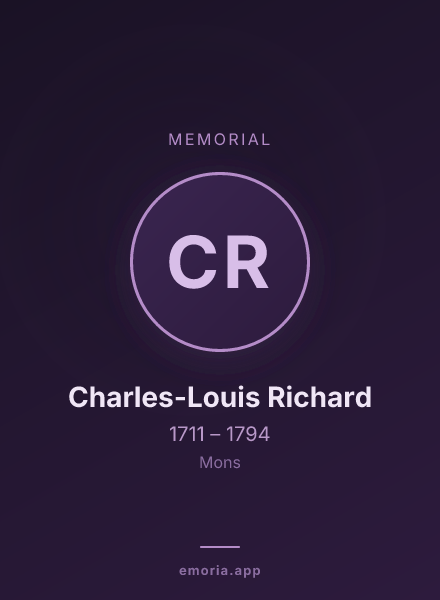 Memorial portrait of Charles-Louis Richard