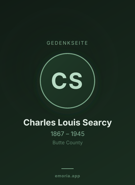 Gedenkportrait von Charles Louis Searcy