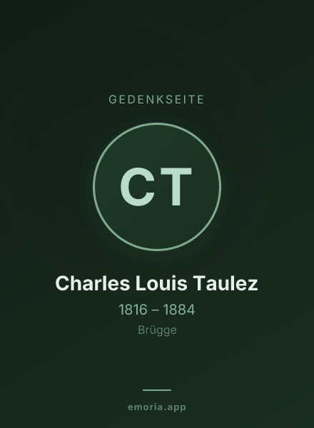 Gedenkportrait von Charles Louis Taulez