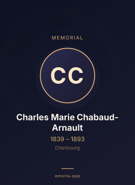 Memorial portrait of Charles Marie Chabaud-Arnault