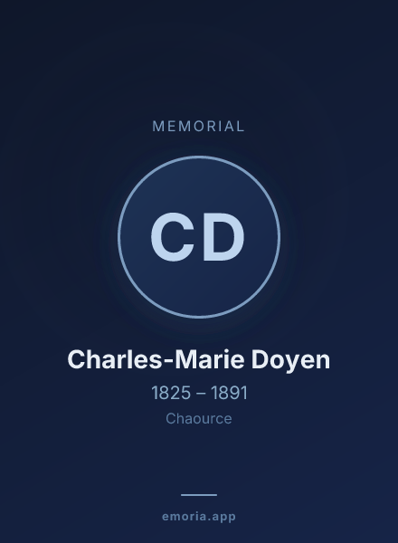 Memorial portrait of Charles-Marie Doyen