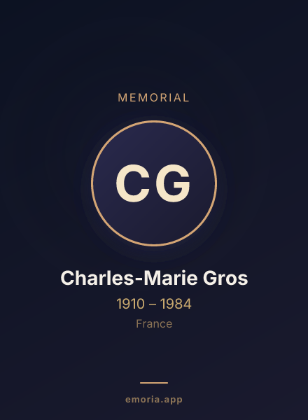 Memorial portrait of Charles-Marie Gros