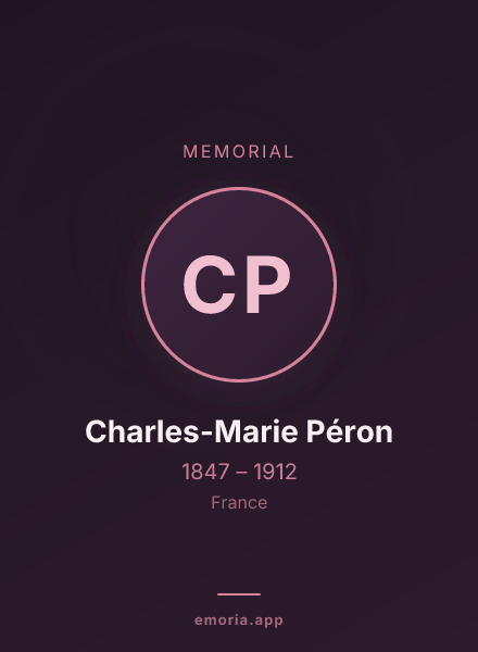 Memorial portrait of Charles-Marie Péron