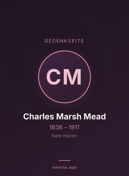 Gedenkportrait von Charles Marsh Mead