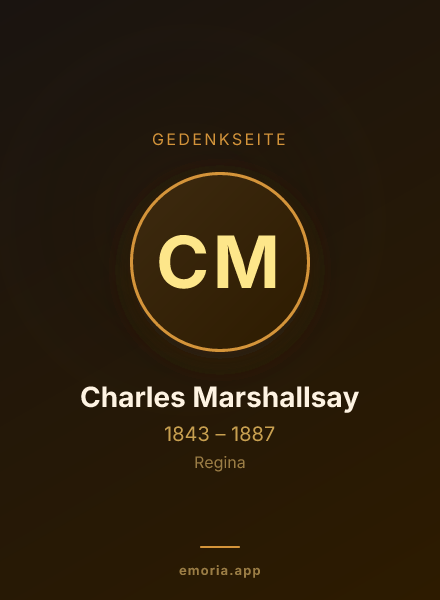 Gedenkportrait von Charles Marshallsay