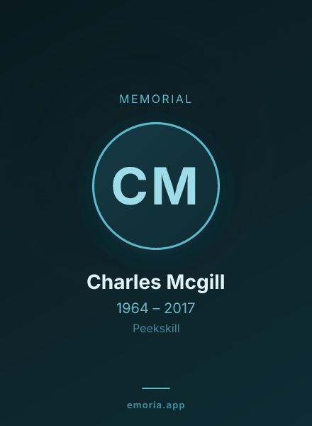 Memorial portrait of Charles Mcgill