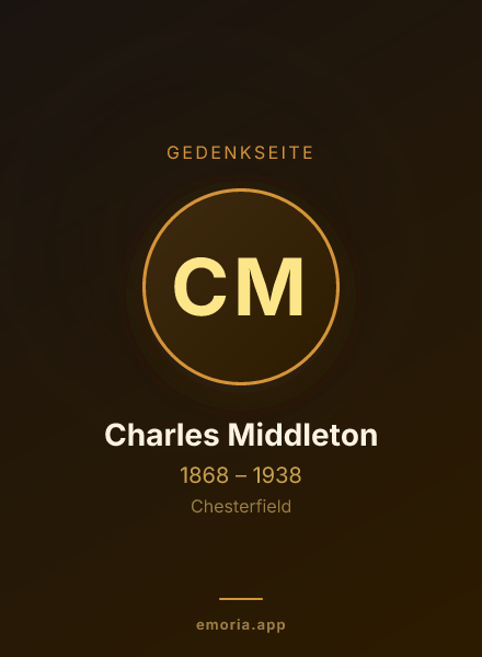 Gedenkportrait von Charles Middleton