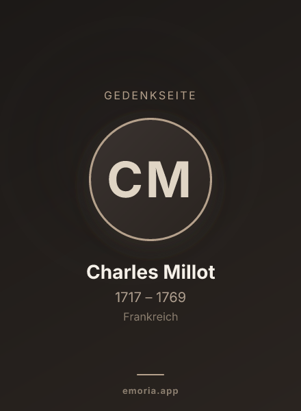 Gedenkportrait von Charles Millot