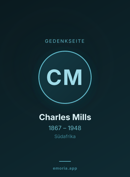 Gedenkportrait von Charles Mills