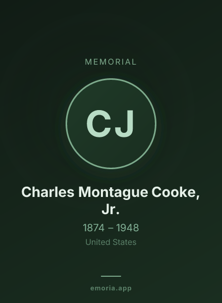 Memorial portrait of Charles Montague Cooke, Jr.