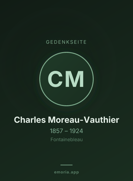 Gedenkportrait von Charles Moreau-Vauthier