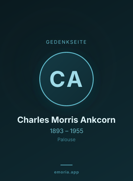 Gedenkportrait von Charles Morris Ankcorn