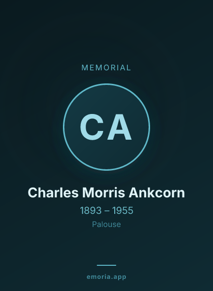 Memorial portrait of Charles Morris Ankcorn