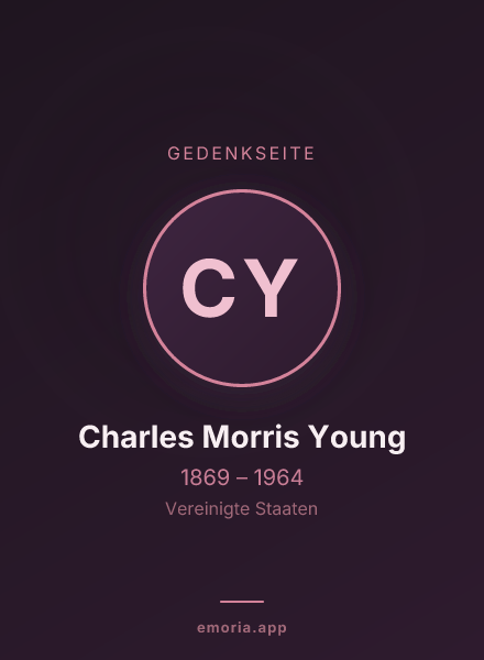 Gedenkportrait von Charles Morris Young