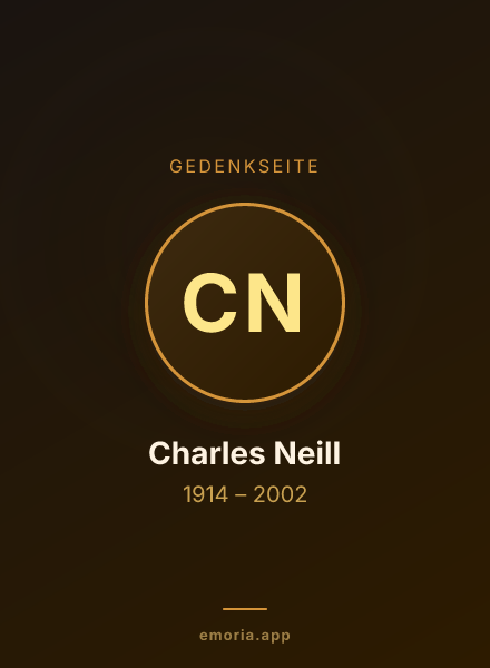 Gedenkportrait von Charles Neill