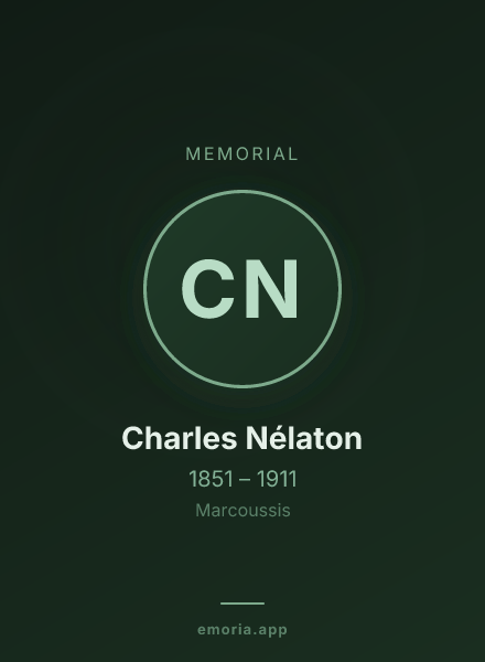 Memorial portrait of Charles Nélaton