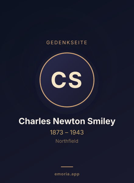 Gedenkportrait von Charles Newton Smiley
