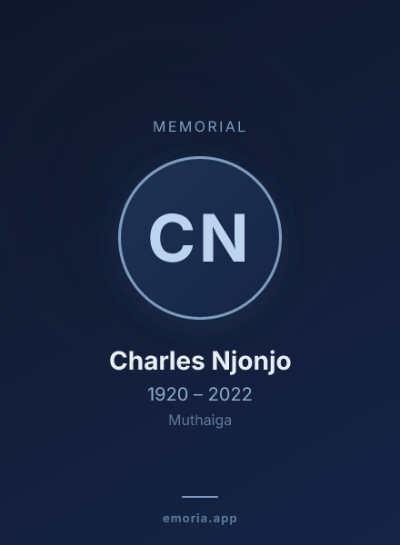 Memorial portrait of Charles Njonjo