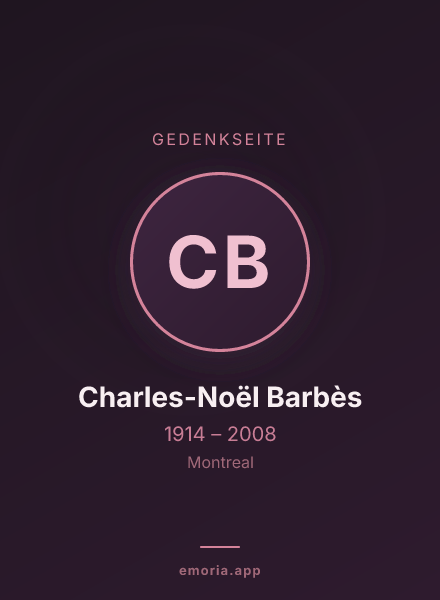 Gedenkportrait von Charles-Noël Barbès