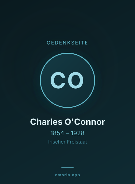 Gedenkportrait von Charles O'Connor