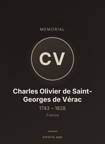 Memorial portrait of Charles Olivier de Saint-Georges de Vérac
