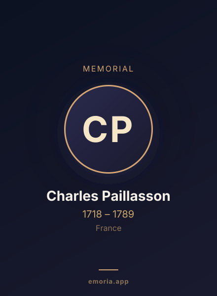 Memorial portrait of Charles Paillasson