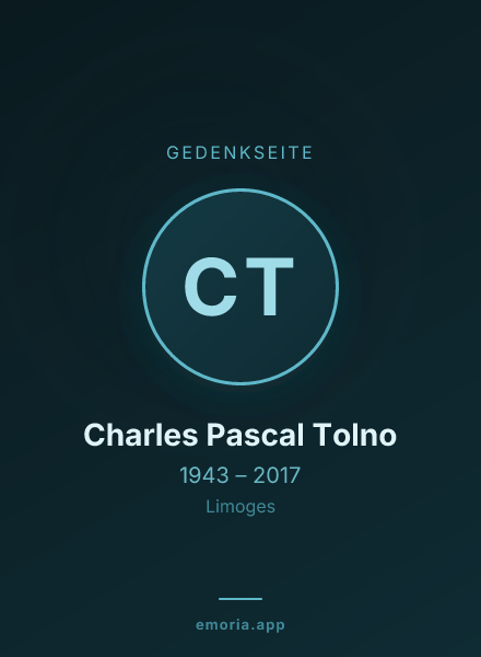 Gedenkportrait von Charles Pascal Tolno