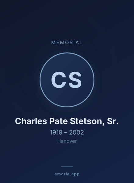 Memorial portrait of Charles Pate Stetson, Sr.