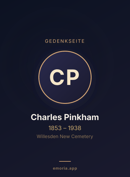 Gedenkportrait von Charles Pinkham