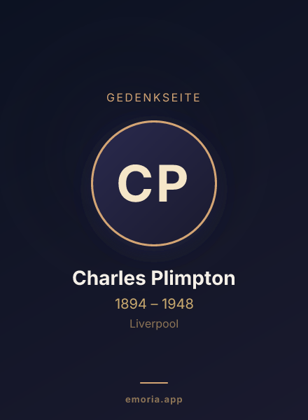 Gedenkportrait von Charles Plimpton