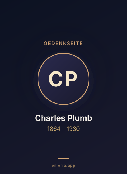 Gedenkportrait von Charles Plumb