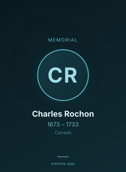 Memorial portrait of Charles Rochon