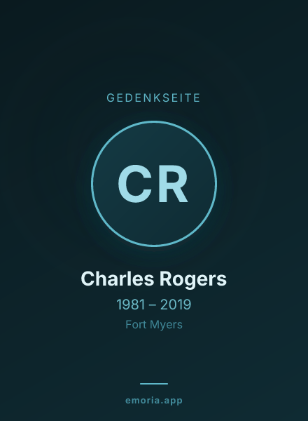 Gedenkportrait von Charles Rogers