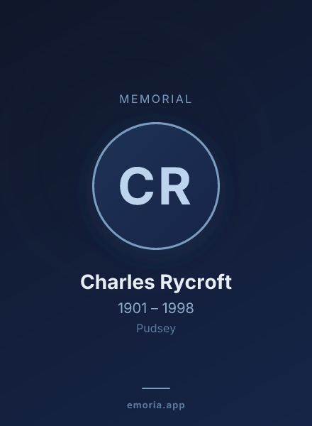 Memorial portrait of Charles Rycroft