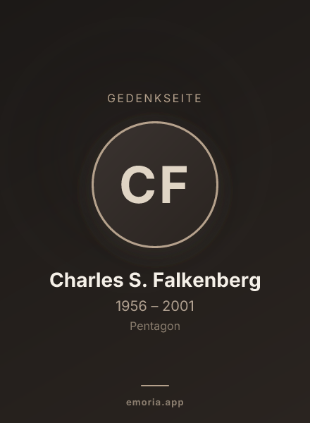 Gedenkportrait von Charles S. Falkenberg
