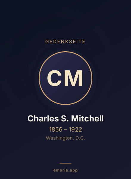 Gedenkportrait von Charles S. Mitchell