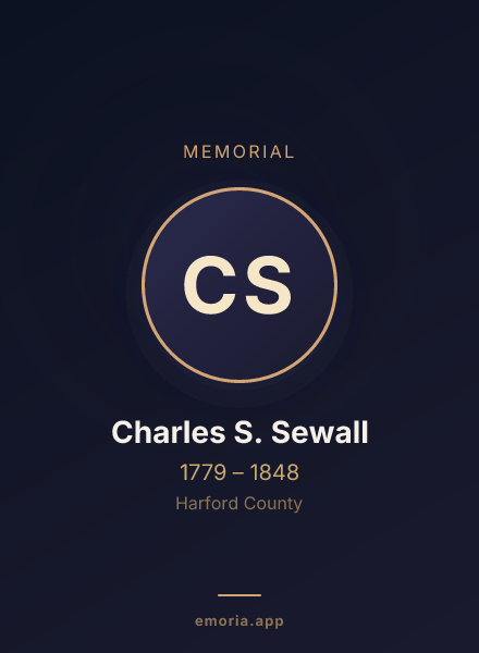 Memorial portrait of Charles S. Sewall