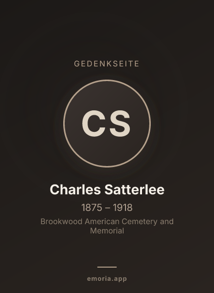 Gedenkportrait von Charles Satterlee