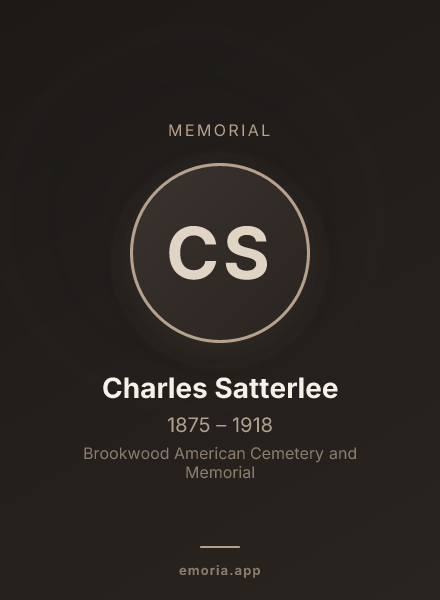 Memorial portrait of Charles Satterlee